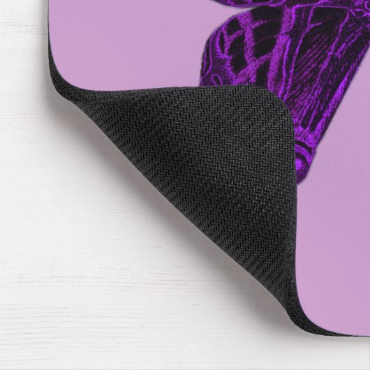 Lila Butterfly Mousepad (Ecke)