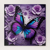 Lila Butterfly Puzzle (Vertikal)