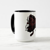 Lila Butterfly-Tasse Tasse (Vorderseite Links)