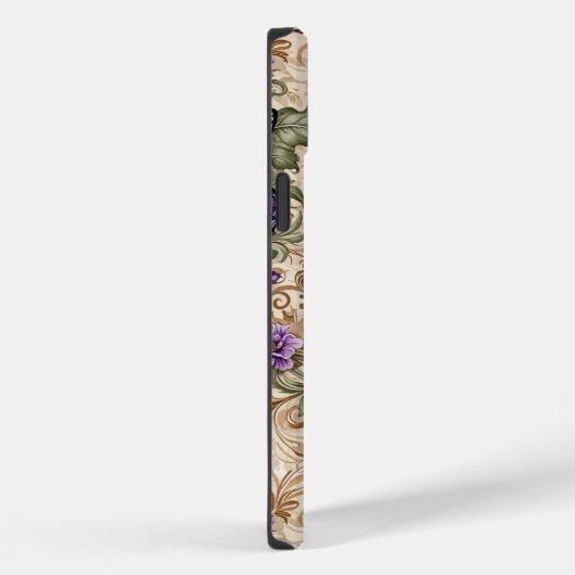 Lila Butterfly Taupe und Sage Herbal Case-Mate iPhone Hülle (Rückseite / Rechts)