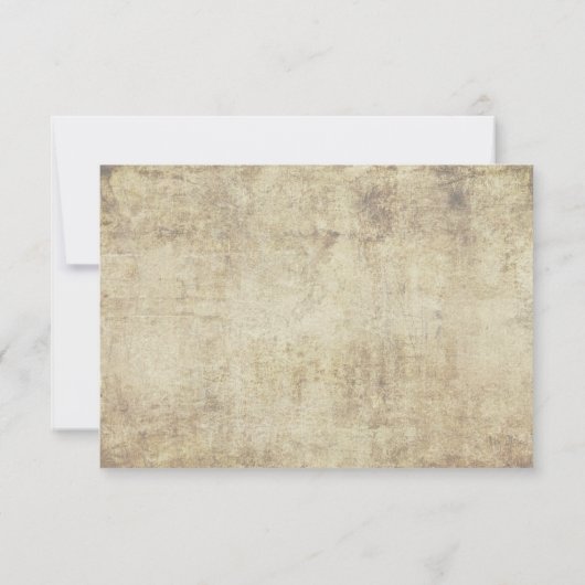 Lila Butterfly Vintage Hochzeit UAWG Einladung (Rückseite)