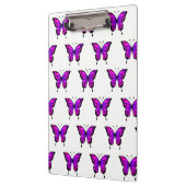 Lila Butterflys Klemmbrett (Links)