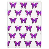 Lila Butterflys Klemmbrett (Rückseite)