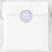 Lila Button Baby Duschmittel Sticker (Tasche)