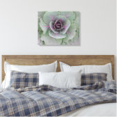 Lila Cabbage Wrapped Canvas Leinwanddruck (Insitu (Schlafzimmer))