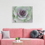 Lila Cabbage Wrapped Canvas Leinwanddruck (Insitu (Wohnzimmer))