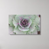 Lila Cabbage Wrapped Canvas Leinwanddruck (Vorderseite)
