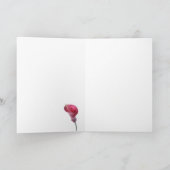 Lila Calla-Lilien-Karte Karte (Innenseite)