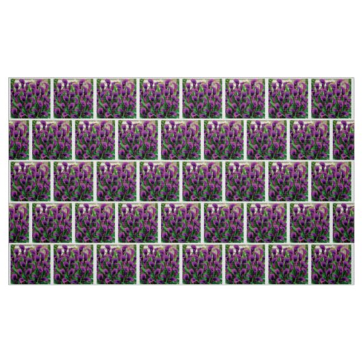 Lila Calla-Lilien Stoff (Fat Quarter (45,7 x 55,9 cm))