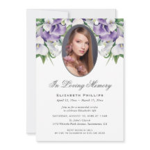 Lila Calla Lily Foto Beerdigungsservice