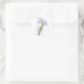 Lila Calla Lily Runder Aufkleber (Tasche)