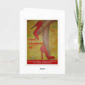 Lila Callas Lilac und Lila Kunst Karte (Rückseite)