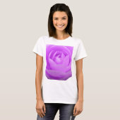 Lila Camellia T Shirt (Vorne ganz)