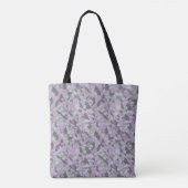 Lila Camouflage abstrakt Tasche (Rückseite)