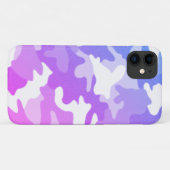 Lila Camouflage Case-Mate iPhone Hülle (Rückseite (Horizontal))