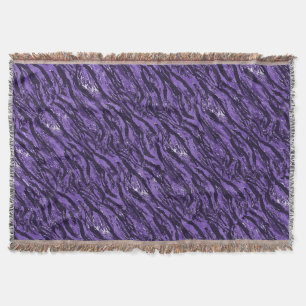 Lila Camouflage Decke