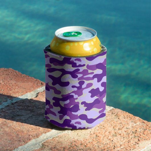 Lila Camouflage Dosenkühler (In Situ Pool)