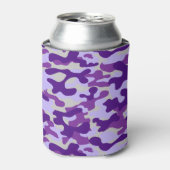 Lila Camouflage Dosenkühler (Kanne Vorderseite)
