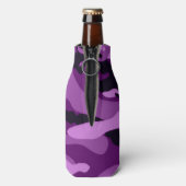 LILA CAMOUFLAGE Flasche Cooler BEALEADER Flaschenkühler (Flasche Rückseite)