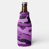 LILA CAMOUFLAGE Flasche Cooler BEALEADER Flaschenkühler (Flaschenvorderseite)