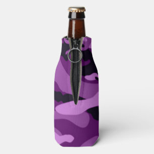 LILA CAMOUFLAGE Flasche cooleres BEALEADER Flaschenkühler