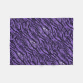 Lila Camouflage Fleecedecke (Vorderseite (Horizontal))