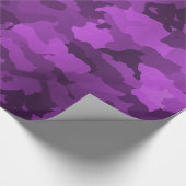 Lila Camouflage Geschenkpapier (Ecke)
