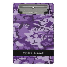 Lila Camouflage Ihr Name personalisieren