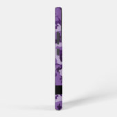 Lila Camouflage Ihr Name personalisieren Samsung Galaxy Hülle (Rechte Seite)