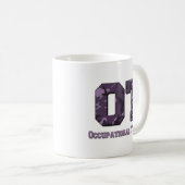 Lila Camouflage Kaffeetasse (VorderseiteRechts)