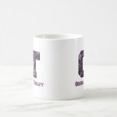 Lila Camouflage Kaffeetasse (Mittel)