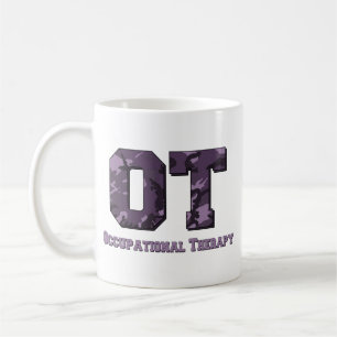 Lila Camouflage Kaffeetasse
