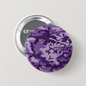 Lila Camouflage, Militär, Armee Button (Vorne & Hinten)