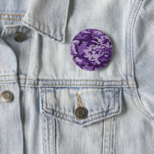 Lila Camouflage, Militär, Armee Button