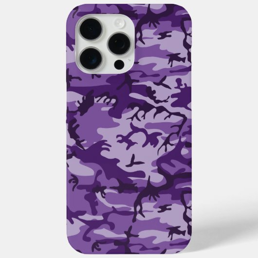 Lila Camouflage, Militär, Armee Case-Mate iPhone Hülle (Rückseite)