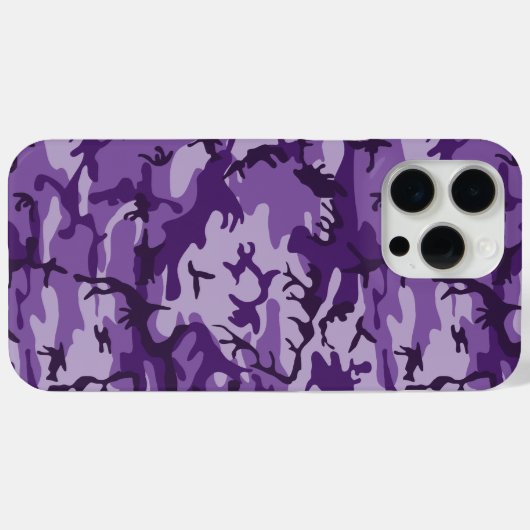 Lila Camouflage, Militär, Armee Case-Mate iPhone Hülle (Rückseite (Horizontal))