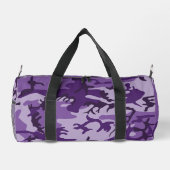 Lila Camouflage, Militär, Armee Duffle Bag (Rückseite)