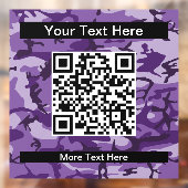 Lila Camouflage, Militär, Armee Fensteraufkleber (Blatt 2)