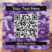 Lila Camouflage, Militär, Armee Fensteraufkleber (Blatt 2)