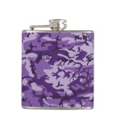 Lila Camouflage, Militär, Armee Flachmann (Vorderseite)