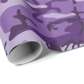Lila Camouflage, Militär, Armee Geschenkpapier (Rolleneckpunkt)