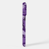 Lila Camouflage, Militär, Armee iPhone Hülle (Rechte Seite)