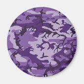 Lila Camouflage, Militär, Armee Magnet (Vorne)