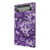 Lila Camouflage, Militär, Armee Mini Klemmbrett (Gewinkelt2)