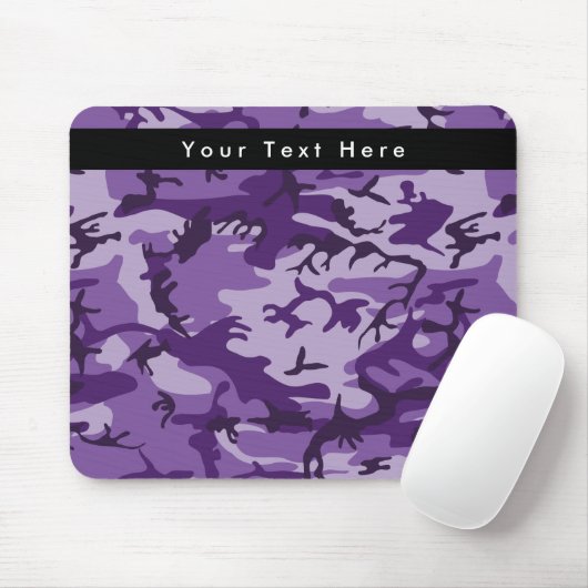 Lila Camouflage, Militär, Armee Mousepad (Mit Mouse)