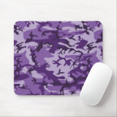 Lila Camouflage, Militär, Armee Mousepad (Mit Mouse)