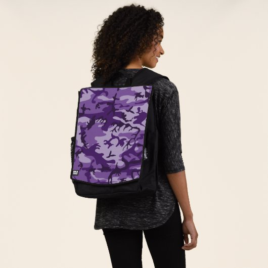 Lila Camouflage, Militär, Armee Rucksack (Ausgewaschen)