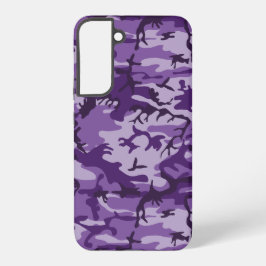 Lila Camouflage, Militär, Armee Samsung Galaxy Hülle