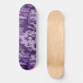 Lila Camouflage, Militär, Armee Skateboard (Vorderseite)