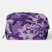 Lila Camouflage, Militär, Armee Waschbeutel (Rückseite)